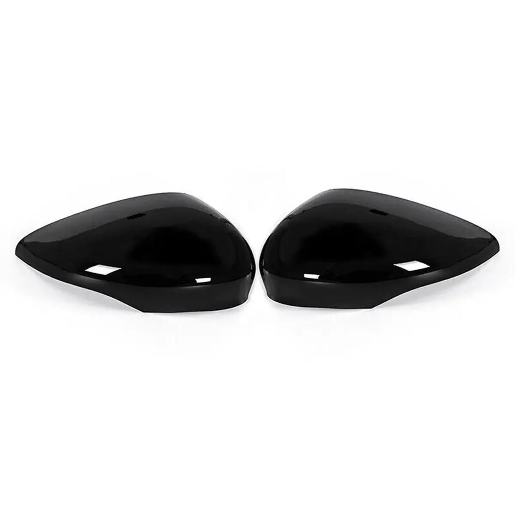 For Ford Fiesta MK7 2008-2017 Car Replacement Rearview Side Mirror Cover Wing Cap Exterior Door Case Trim Carbon Fiber Look Quake