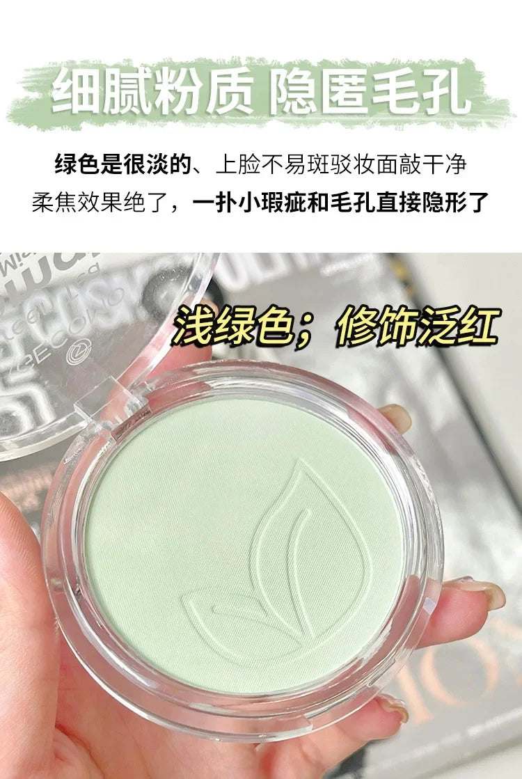 Green Tea Makeup Setting Powder Soft Mist Matte Loose Powder Long-Lasting Obedient Concealer Waterproof Brightening Quake