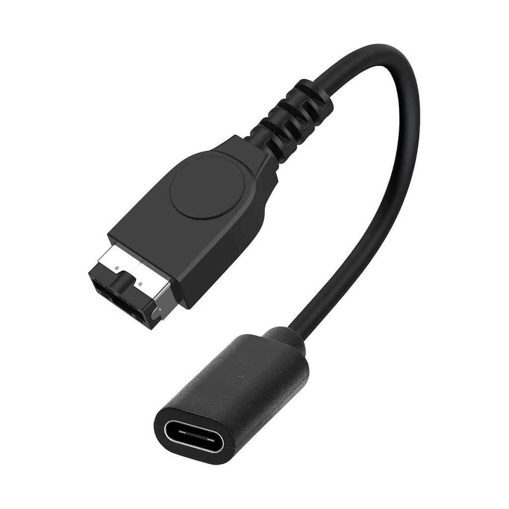 Type C to for SP Cable USB Charging Cable for GBA SP Game Console Portable USB C Cable Cord Wire Gaming Accessories 10cm Quake black