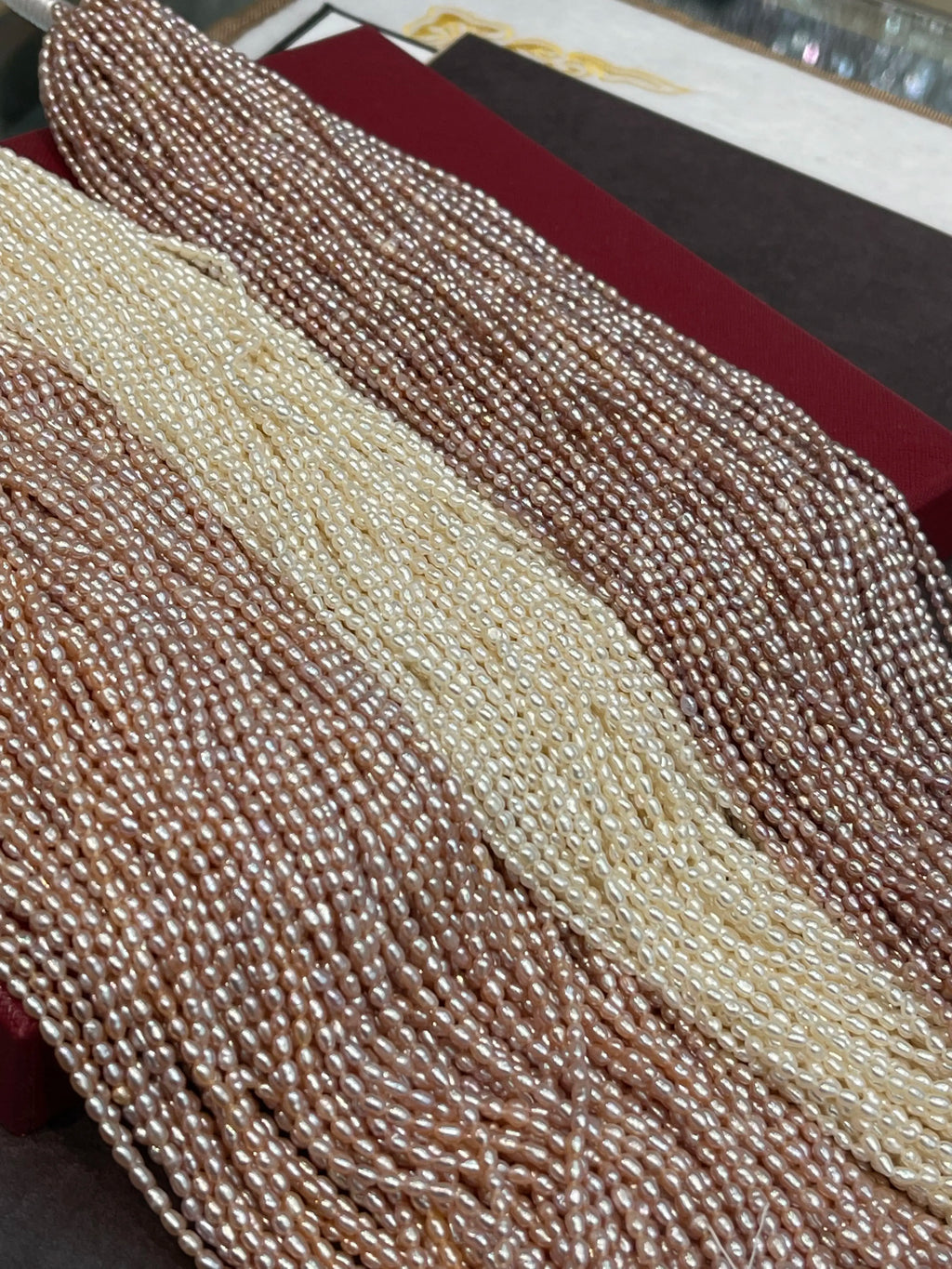 A Natural Freshwater Pearl Rice Isolation Pearl 2-3mm For Jewelry Making DIY Necklace Bracelet Chains Earrings Accessory Quake
