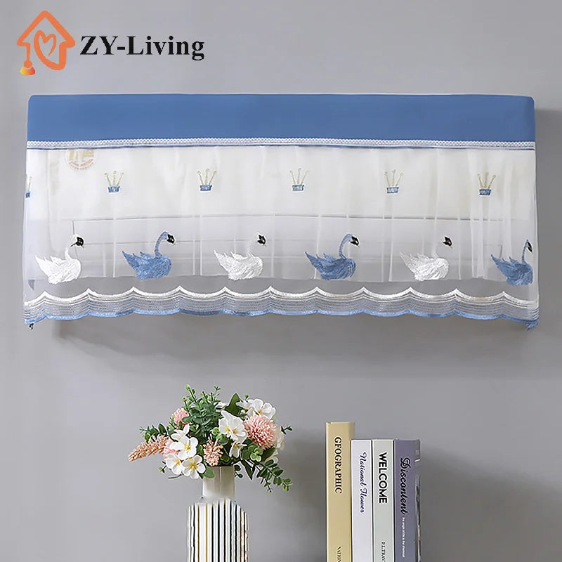 1Pcs Air Conditioner Dust Cover Anti-dust Wall Mounted Protector Air Conditioning Covers Washable Home Textil Protective Bags Quake