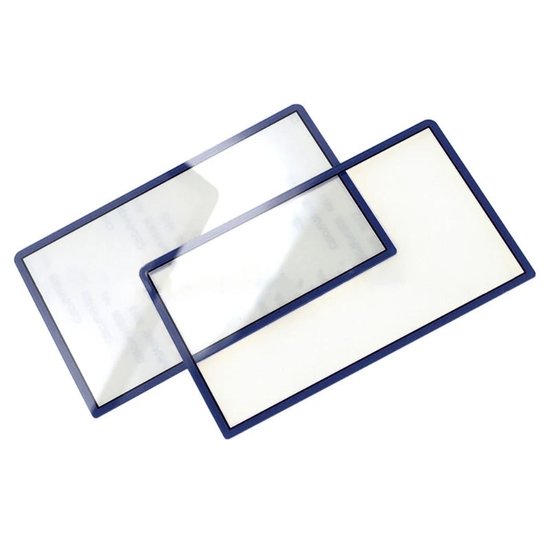 Upper Front Top Screen Frame Lens Cover LCD Screen For 3DS XL / New 3DS XL K1KF Quake Blue