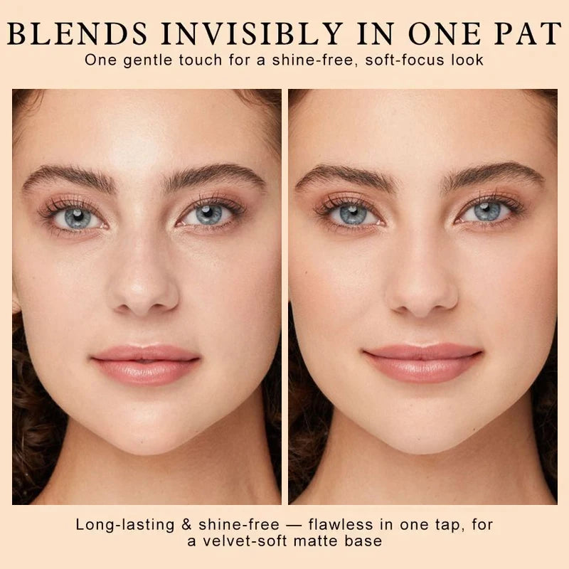 Oil Control Loose Powder Can Reduce Pores and Fine Lines, With a Long-lasting Matte Effect and Natural Facial Makeup Powder Quake