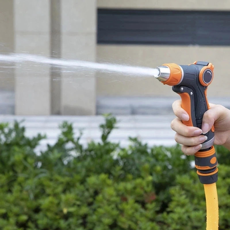 Hose Water Spray Gun Adjustable Car Wash Gun Garden Spray Portable High Pressure Gun Sprinkler Nozzle Garden Water Jet Quake