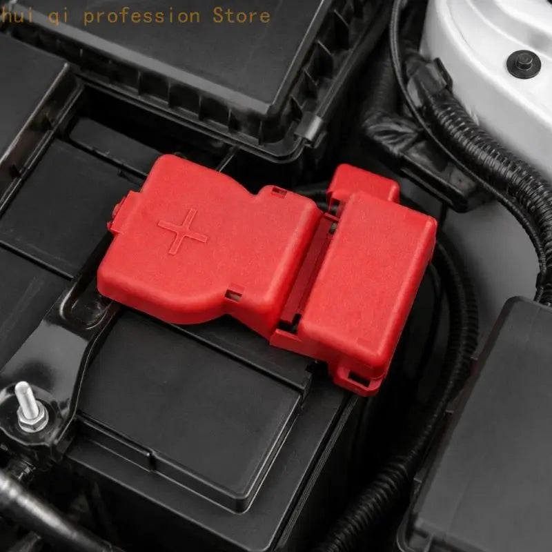 Red Positive Terminal Cover, Hinged Plastic Cap for 24345-79912 Vehicle Spare H8WE Quake