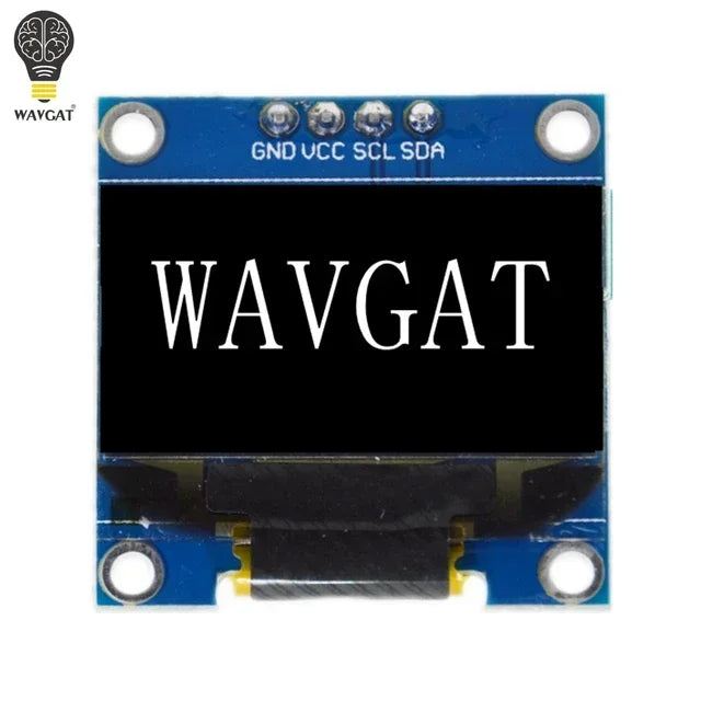 0.96 inch OLED IIC Serial White Display Module 128X64 I2C SSD1306 12864 LCD Screen Board GND VCC SCL SDA 0.96" for Arduino Black Quake 4Pin White