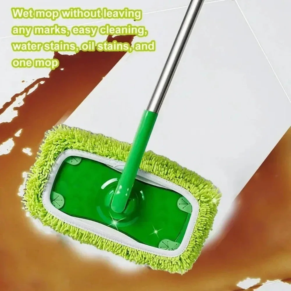 20/1PCS Reusable Mop Head Replacement Covers Microfiber Floor Mop Pads Multifunctional Shoes Covers Household Cleaning Tools Quake