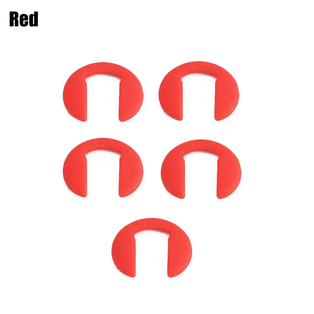 5PCS/Pack Anti-slip Silicone Nose Pads For Glasses Push On Nose Pads Repair Tool For Eyeglass Sunglasses Eyewear Accessories Quake red-5PCS-Pack