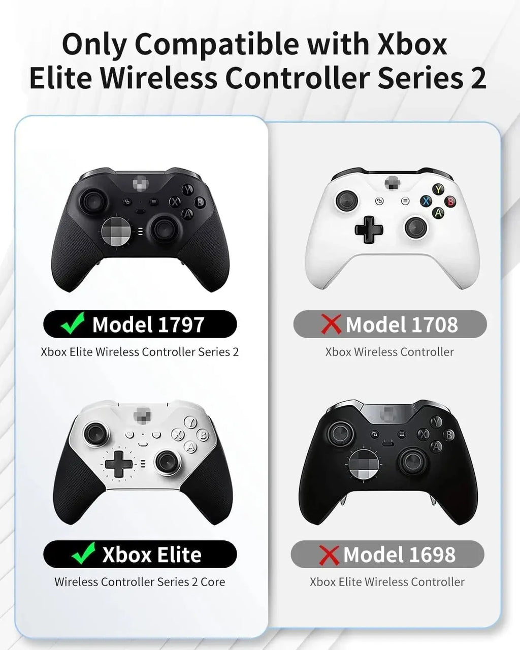 Equipped with a 10FT (3M) charging cable and bag, suitable for Xbox Elite Wireless Controller Series 2 Quake