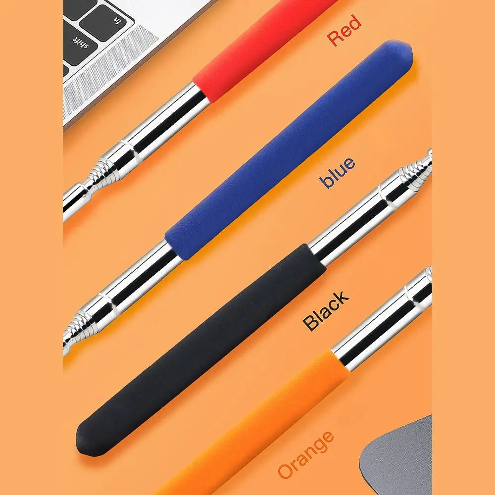 Screen Pen PPT Presentation Teaching Tools Retractable Teaching Stick Telescopic Rod Whiteboard Pointer Pen Handheld Presenter Quake