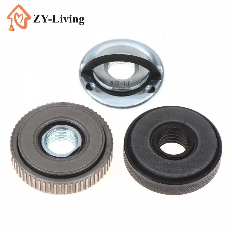 Thread Angle Grinder Self-Locking Pressing Plate Platen Quick Release Flange Nut Clamping Power Chuck Tools Parts Quake