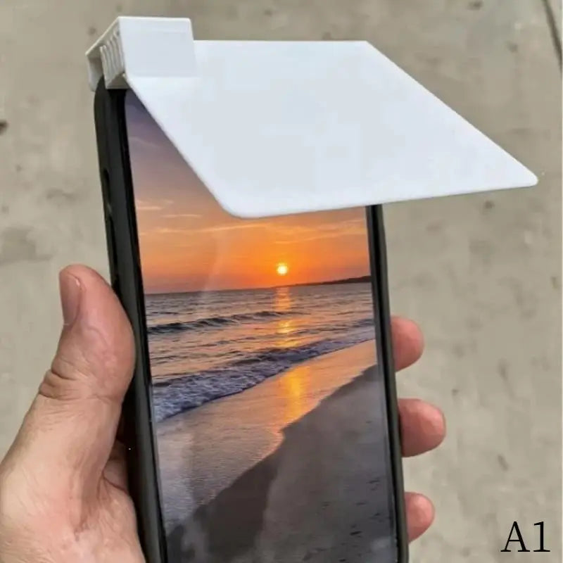 1Pcs Mobile Phone Accessories Enhances Screen Visibility In Strong Light Reduce Sunlight Reflection Mobile Phone Sunshade Quake A1