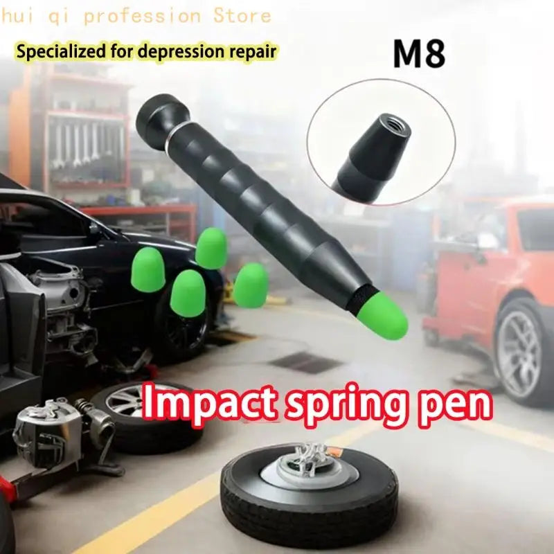 Car Dents Fix Spring Pen Featuring Green Head for Efficient Area Restoration on Auto Motorcycle and Household Appliances H8WE Quake