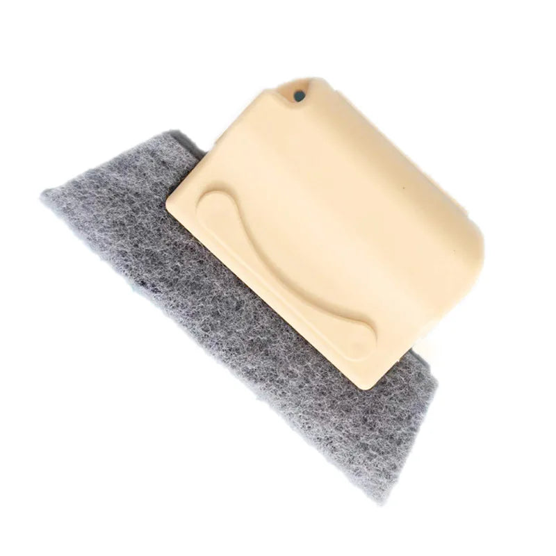 Household Window Track Cleaning Brush Slit Dust Remover Brush Detachable Scouring Pad Groove Dead Corner Cleaning Tool Quake