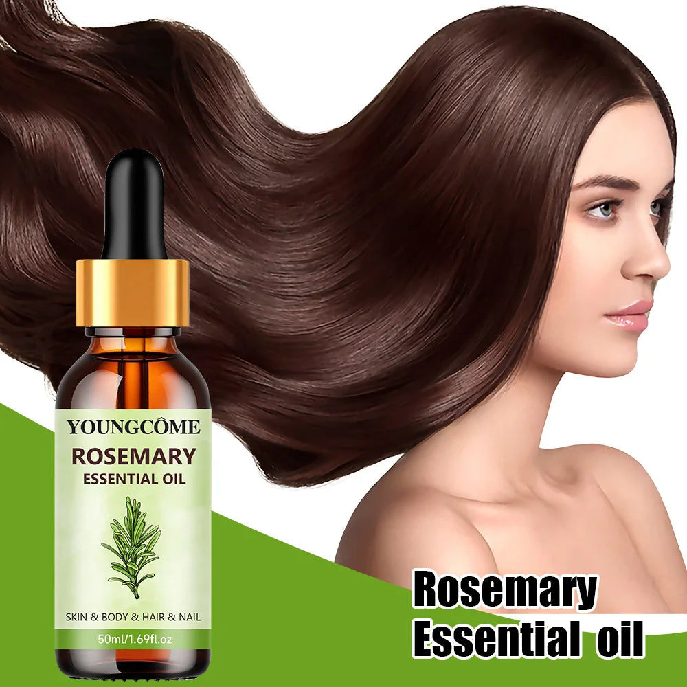 Natural rosemary essential oil,Repairs DamagedHair Improves Hair Quality Moisturizes Hair Care oil suitable fo hair,body,massage Quake