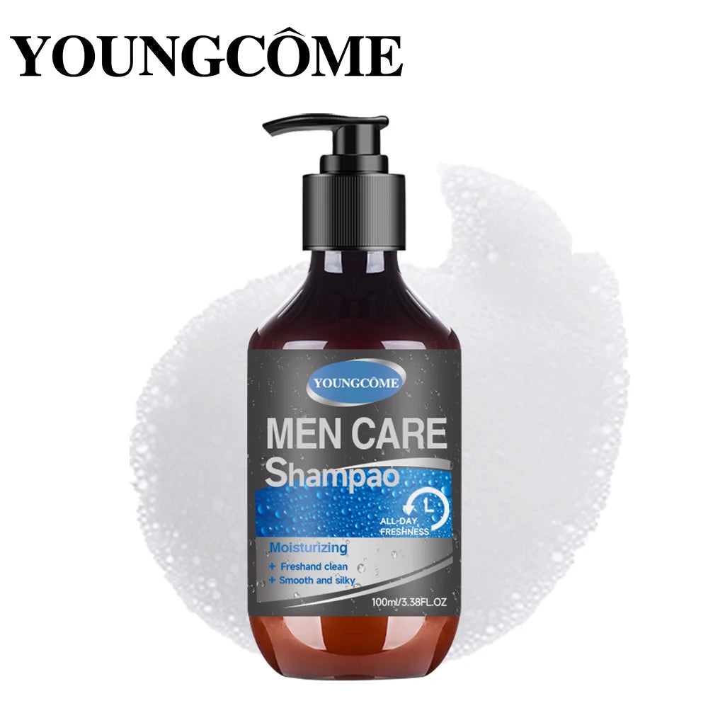 Men Hair Shampoo Hair Fall Control Boost Care Botanical Nourish Anti Dandruff Itch Relief Shampoo Treatment Quake