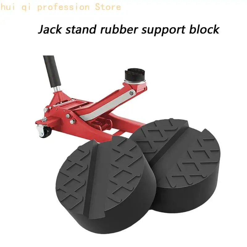 Thick Rubber Jacks Support Pad Lifting Base for Increased Ground Clearance in Vehicle Repair Workshops H8WE Quake