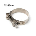 Stainless steel strengthens the clamp hose clamp Circular air water pipe Fuel hose clips of water pipe fasteners clamps Quake 52-55mm