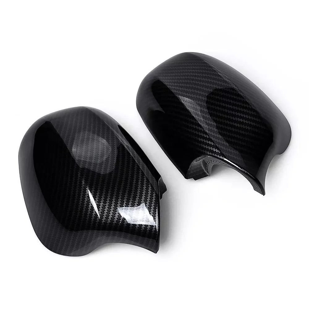 For BMW E87 E88 E81 E82 E90 E91 E92 E93 2x Car Replacement Rearview Side Mirror Cover Wing Cap Exterior Door Rear View Case Trim Quake