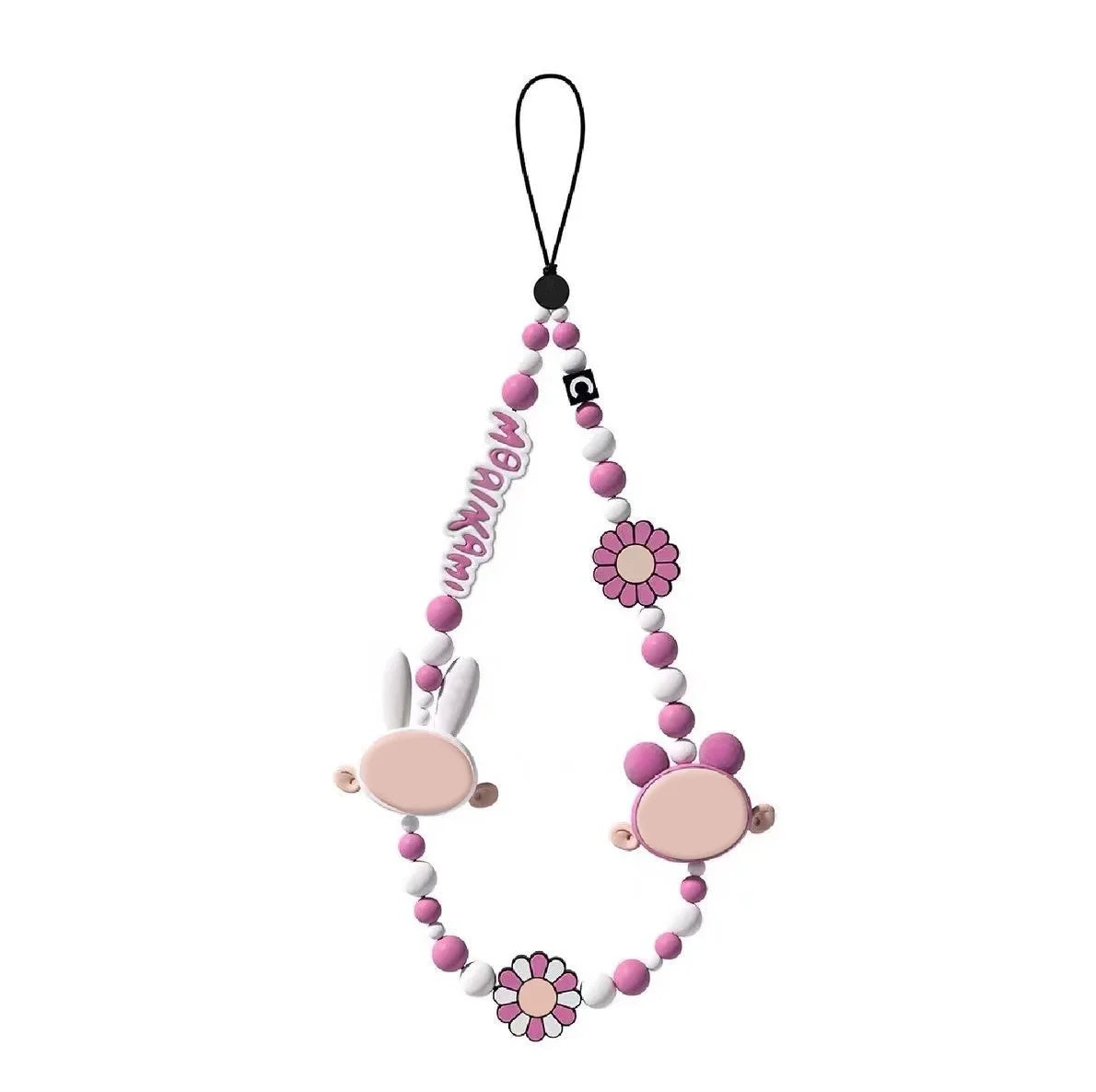 Silicone Knot Phone Charm | Heart Cherry Apple | iPhone & Galaxy