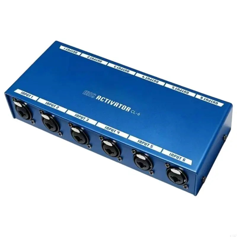XLR Boosters Preamp for Recording Chains, Compactly Metal Mics Preamplifier with XLR Input and Output for Studio and K1KF Quake K1KF8NB905117-BL-6 CN