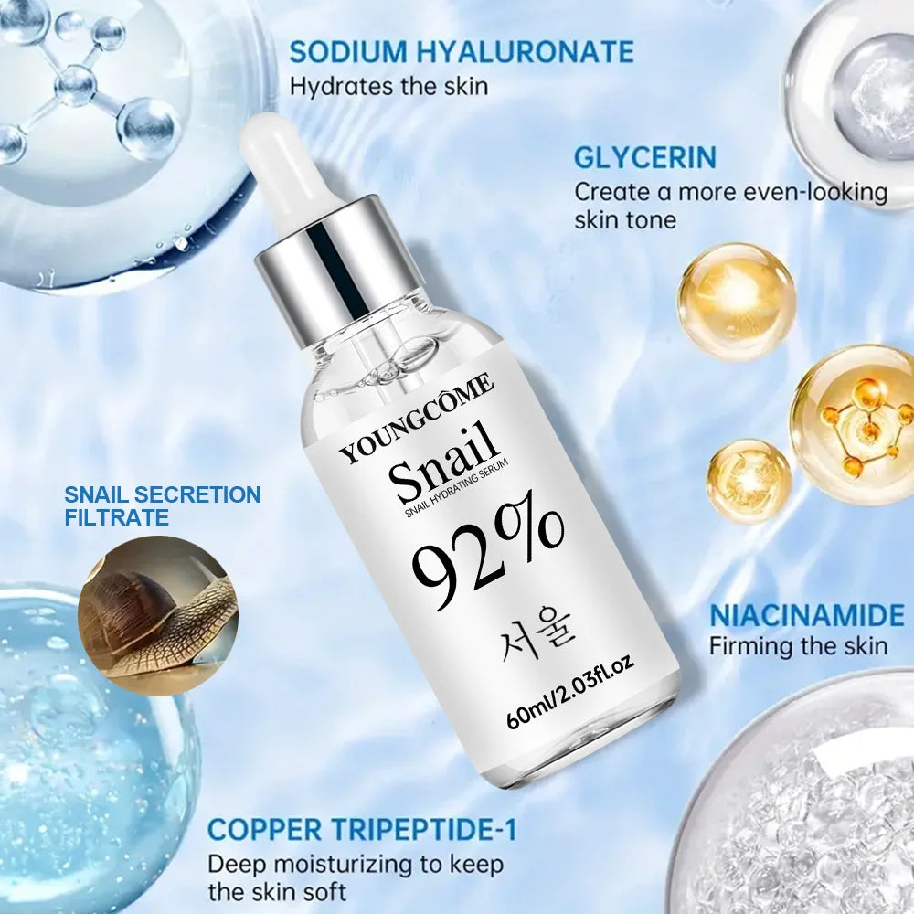 Snail Essence Fade Fine Lines Repair Skin Barrier Moisturizing Refines Pores Nourishes Anti Brighten Facial Essence Quake