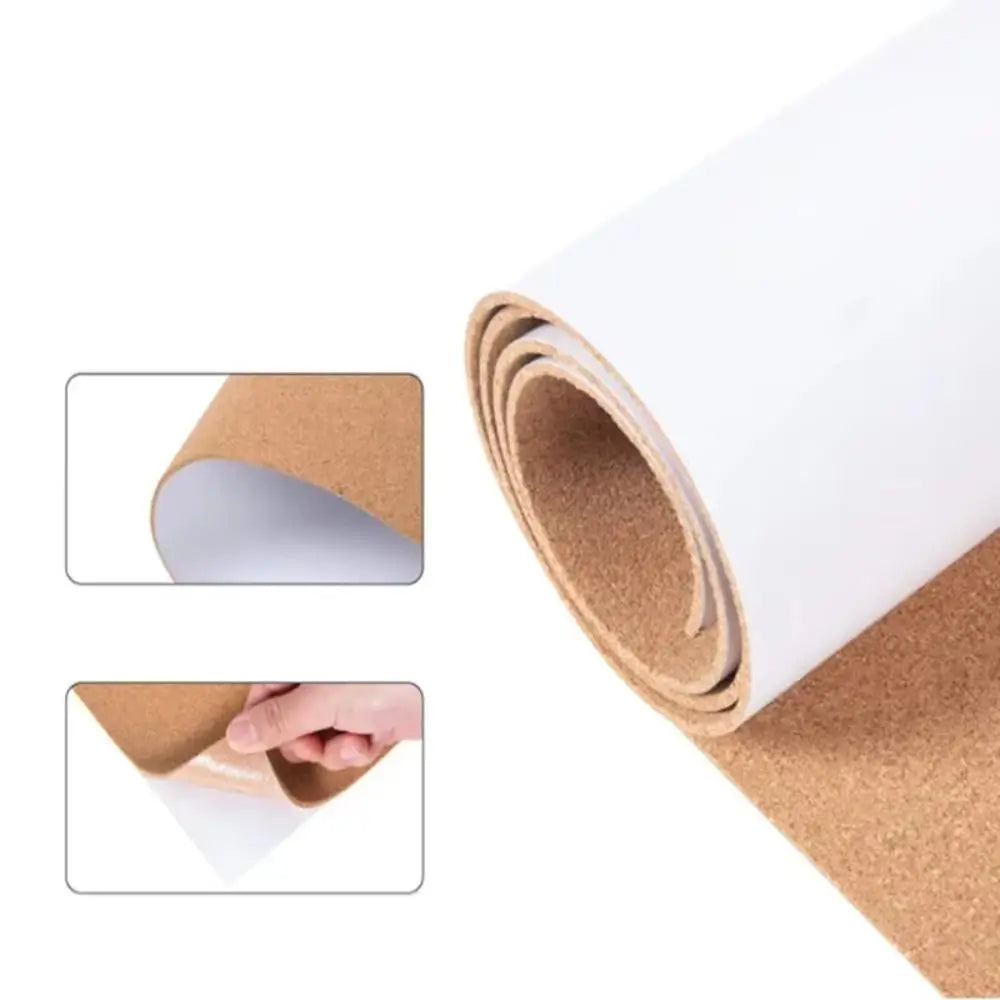 1m Self-Adhesive Cork Roll 2mm Thick Square Cork Pad Cork Board Quake