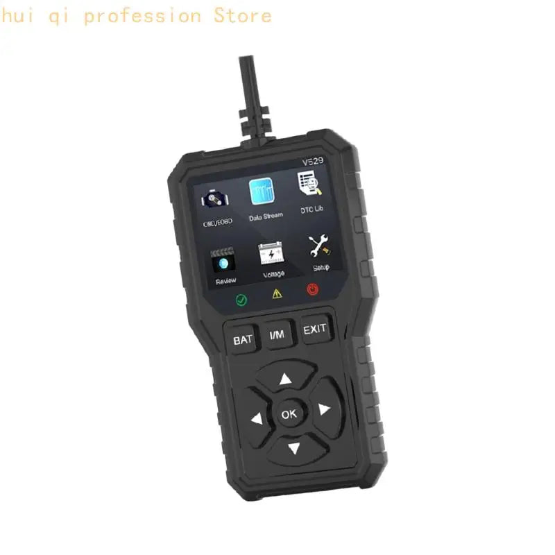 2.8Inch Screen Advanced Car Diagnostic Tool With 35000+ Code Library And Silicone Button Code Search For Quick Diagnosis H8WE Quake