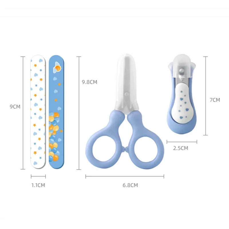 Storage Set Baby's Nail Clippers Kits baby nail trimmer Children's Care Tools For Kids Nail Clipper Scissors Nail Clippers Quake
