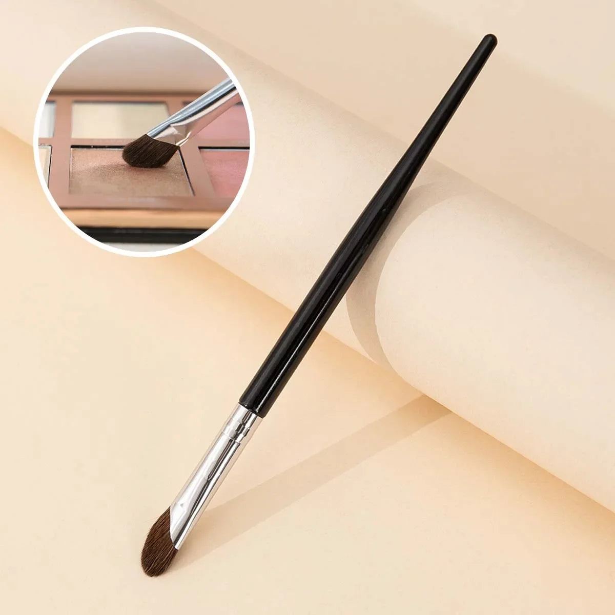 vvocci 3D Facial Contour & Highlight Brush Set – Soft Bristle Nose Shadow & Blush Makeup Brush for Korean Beauty Makeup Quake