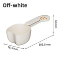 Measuring Scoop Household Food Measuring Spoon with Bag Clip Reusable Multifunctional Kitchen Snack Sealing Measuring Tool Quake MULTI