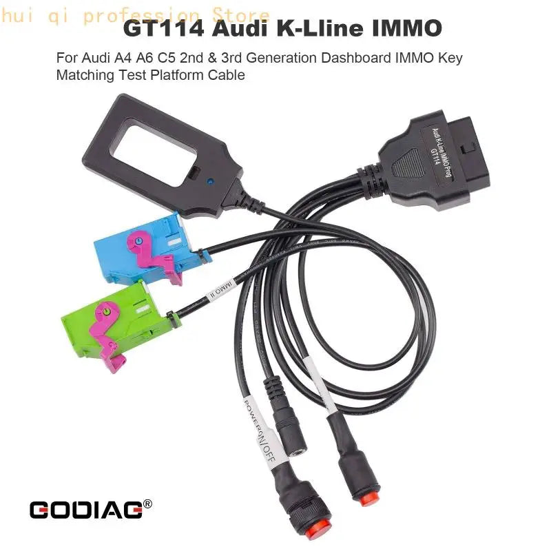GT112 K Line OBD2 Diagnostic Cable for Immobilizer Matching Service Tasks H8WE Quake