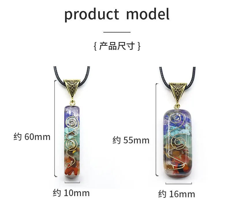 Natural Stone Gravel Pendant Necklace For Jewelry Making DIY Necklace Bracelet Accessory Wholesale Quake