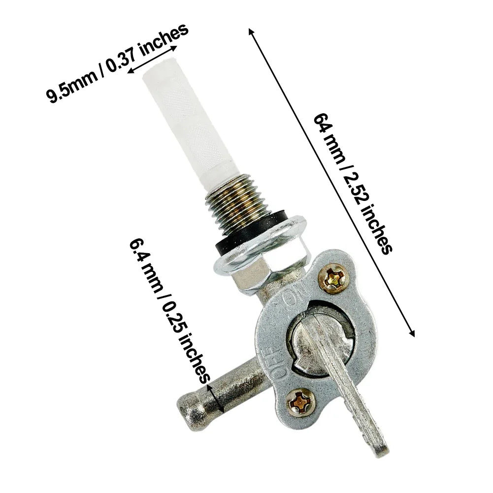 Generator Fuel Tank Shut Off Tank Replacement Tap Petcock Valve ON / OFF Switches Generator Accessories Oil-Tank Switch-Valve Quake 1pcs
