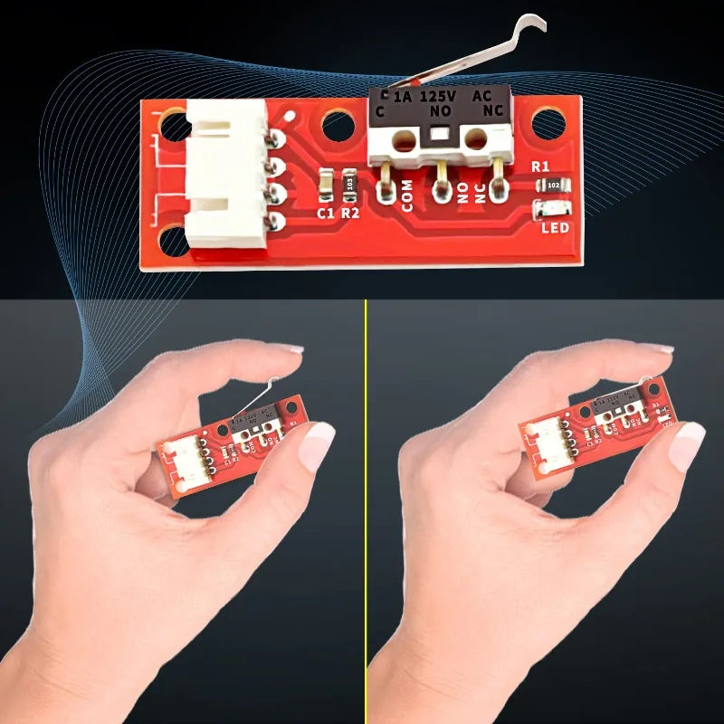 10PCS Mechanical Endstop Limit Switch Touch Switch Module with Cable 3D Printer Parts RAMPS 1.4 Mega2560 Control Board Quake