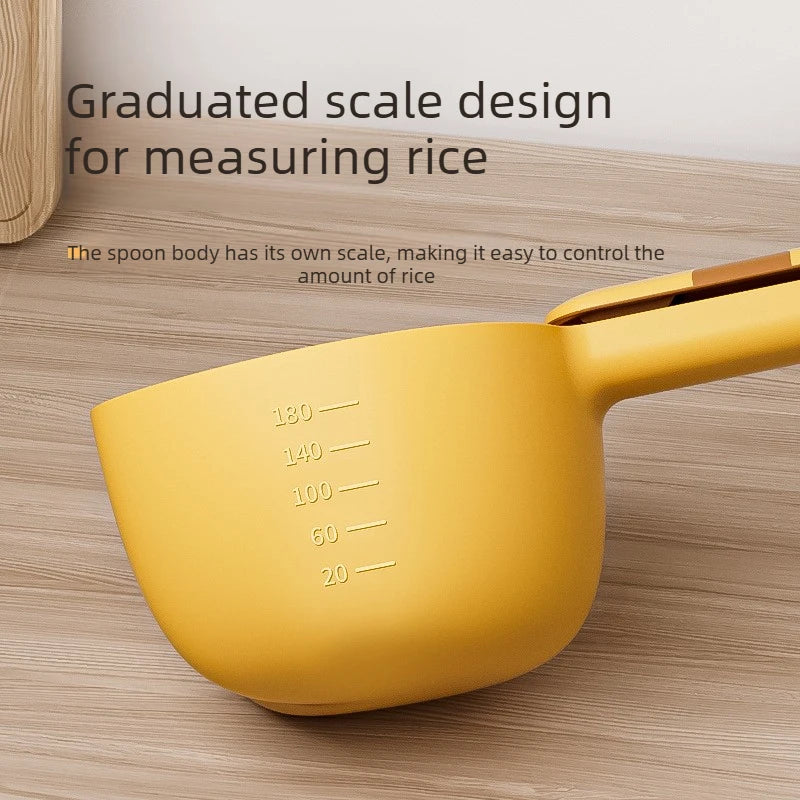Measuring Scoop Household Food Measuring Spoon with Bag Clip Reusable Multifunctional Kitchen Snack Sealing Measuring Tool Quake