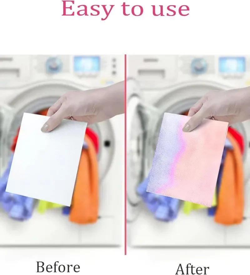 Household Items Laundry Paper Stain Resistant Clothing Sheet Anti Skewing Color Mixing Suction Washing Quake