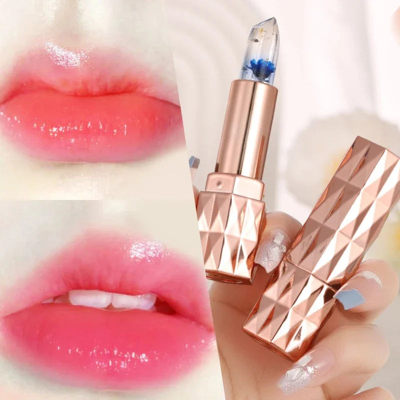 Jelly Lipstick Color Changing Long Lasting Moisturizing Lip Balm Non Stick Cup Quake