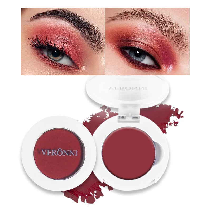 Monochrome Fashion Shimmer Glitter EyeShadow Makeup Pigment Pearlescent Brightening High Light Powder Eyeshadow Lasting Cosmetic Quake E105