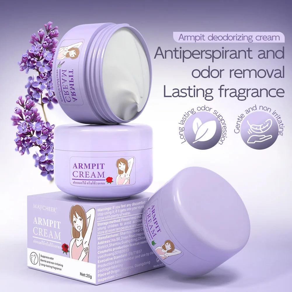 Body Odor Remove Cream Underarm Bad Smell Sweating Removal Armpit Refreshing Antiperspirant Lasting Aroma Deodorant Body Care Quake