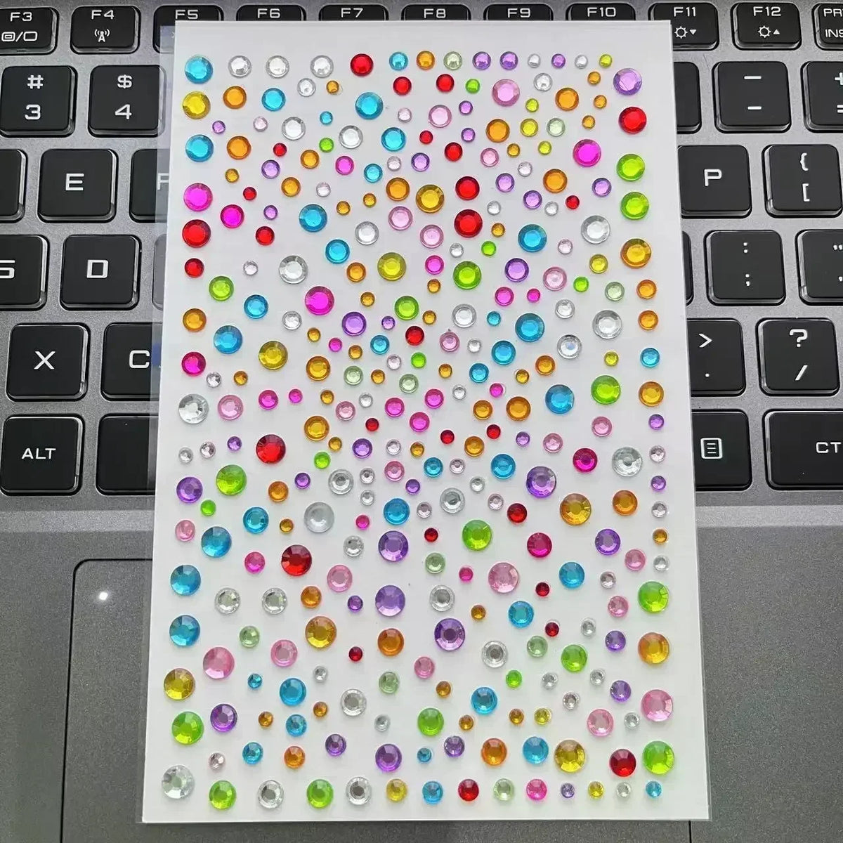 Rhinestone Face Sticker Diamond Party Eyes Makeup Bright Crystal Self-adhesive DIY Sticker Girls Face Decoration Sticker Quake NO.13