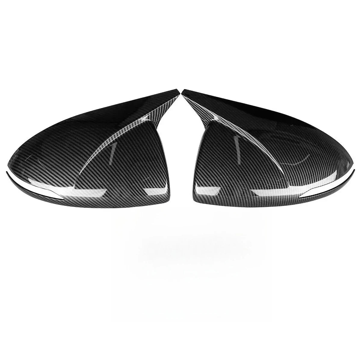 For Hyundai Sonata DN8 2020-2022 Car Sticker Rearview Side Mirror Cover Wing Cap Exterior Case Trim Accessories Vehicle Decor Quake With Light Carbon