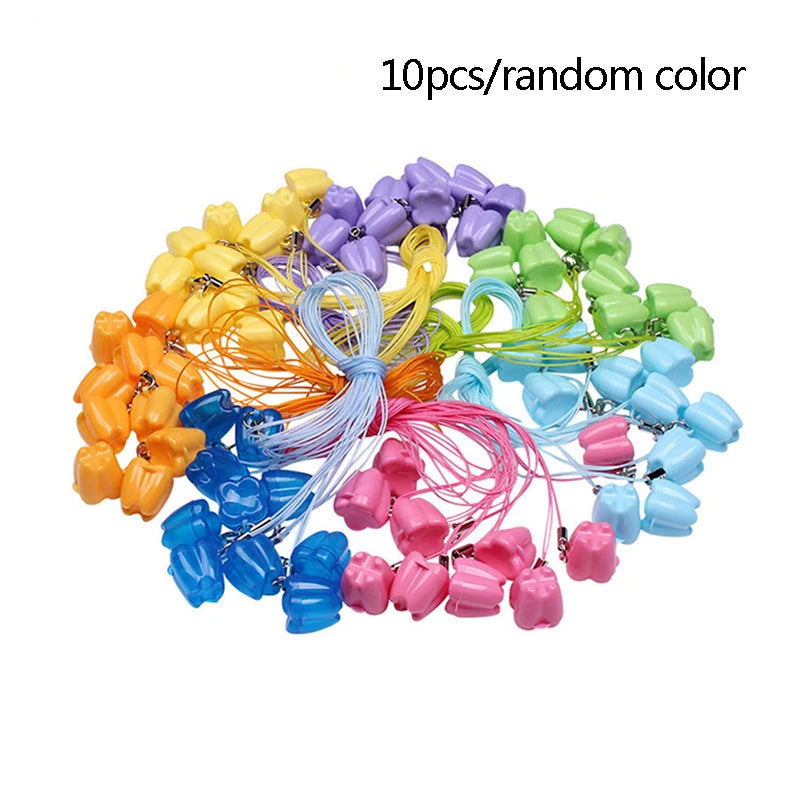 10pcs Colorful Baby Kids Tooth Storage Box Organizer Milk Box Children's Souvenir Save Baby Teeth Keepsake Holder Quake