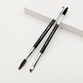 High Quality #20 Pro Double End Angled Precision Eyebrow Brush Mascara Eyelash Makeup Brush Cosmetic Tool Quake Default Title