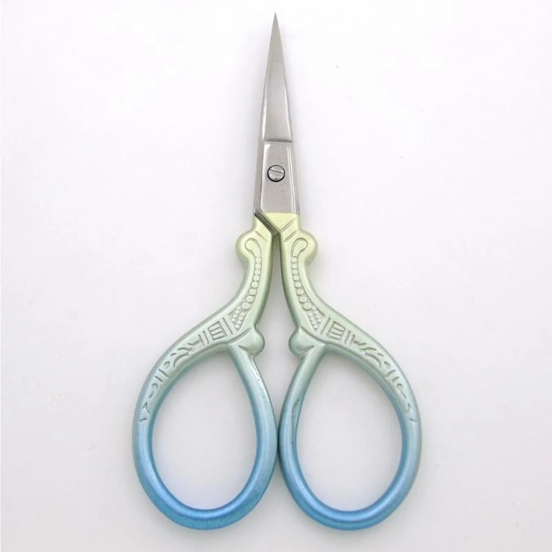 Small Embroidery Scissors Stainless Steel Scissors with Ergonomic Handle For Sewing Needlework Fabric Paper Cutting K1KF Quake