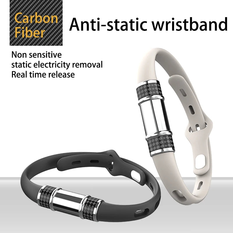 Antistatic Band Wrist Strap Winter Safe Anti-static Bracelet Electrostatic Remover Key Ring Elimination Vehicle Supplies Quake