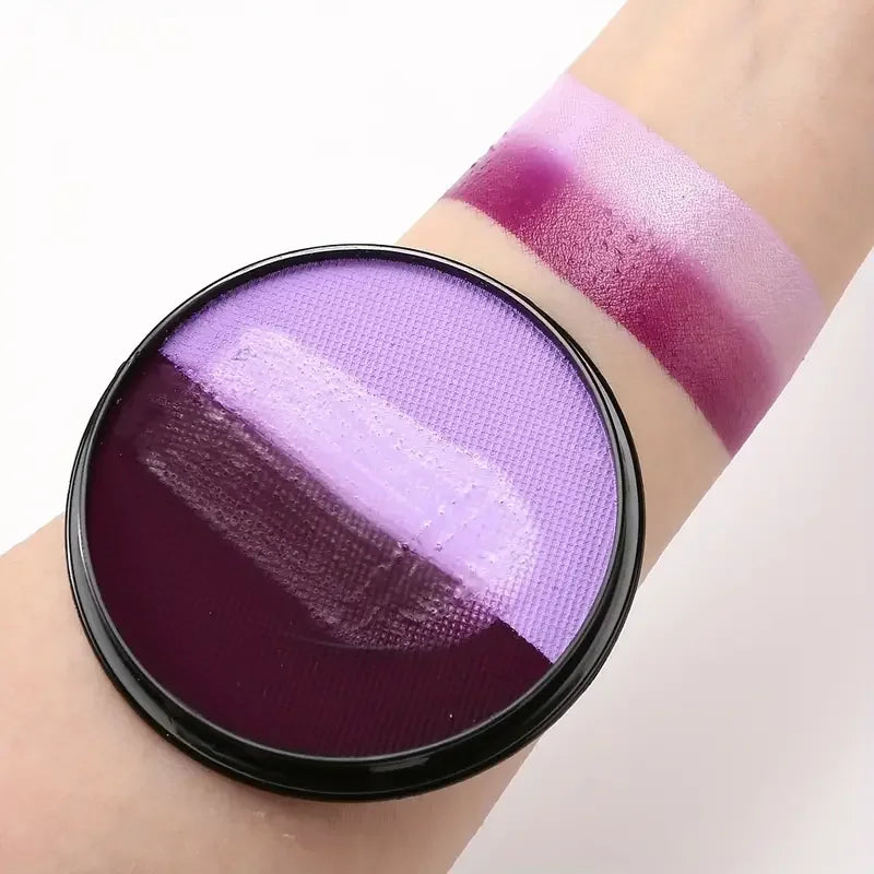 30g Double Color Water Based Body Face Paint DIY Body Painting For Cosplay Festival Opera Halloween Party Face Painting Makeup Quake 36