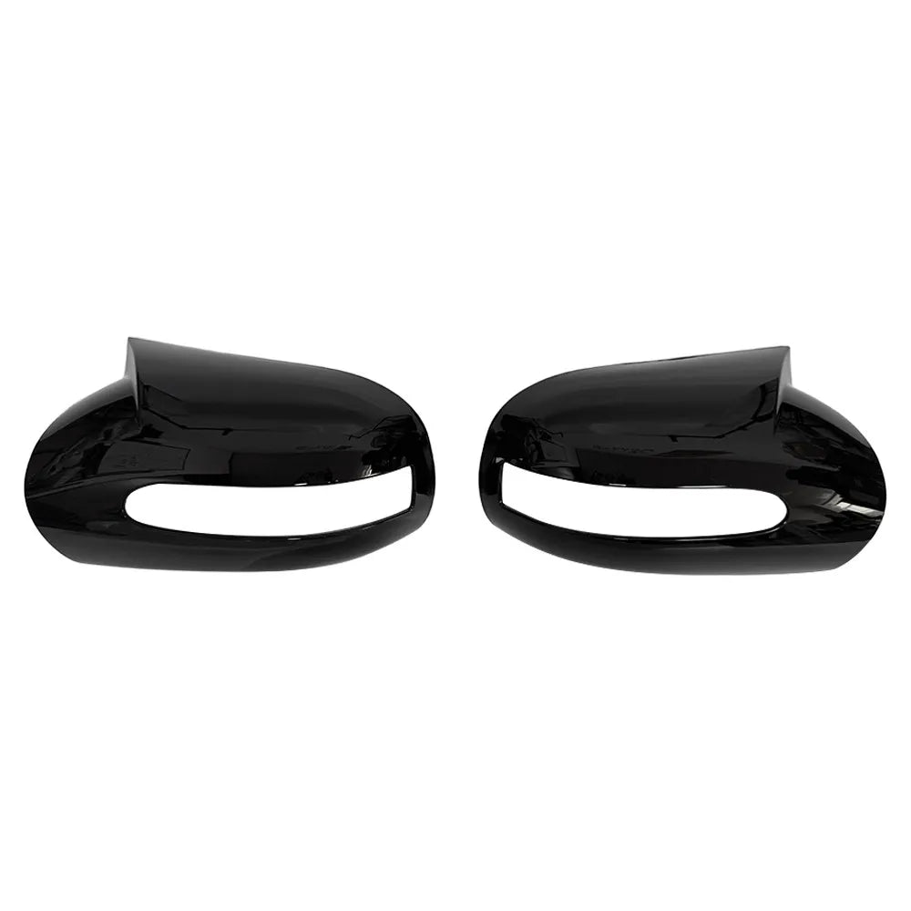 For Mercedes-Benz E-class W211 E320 C-class W203 C230 C240 Car Sticker Rearview Side Mirror Cover Wing Cap Exterior Case Trim Quake