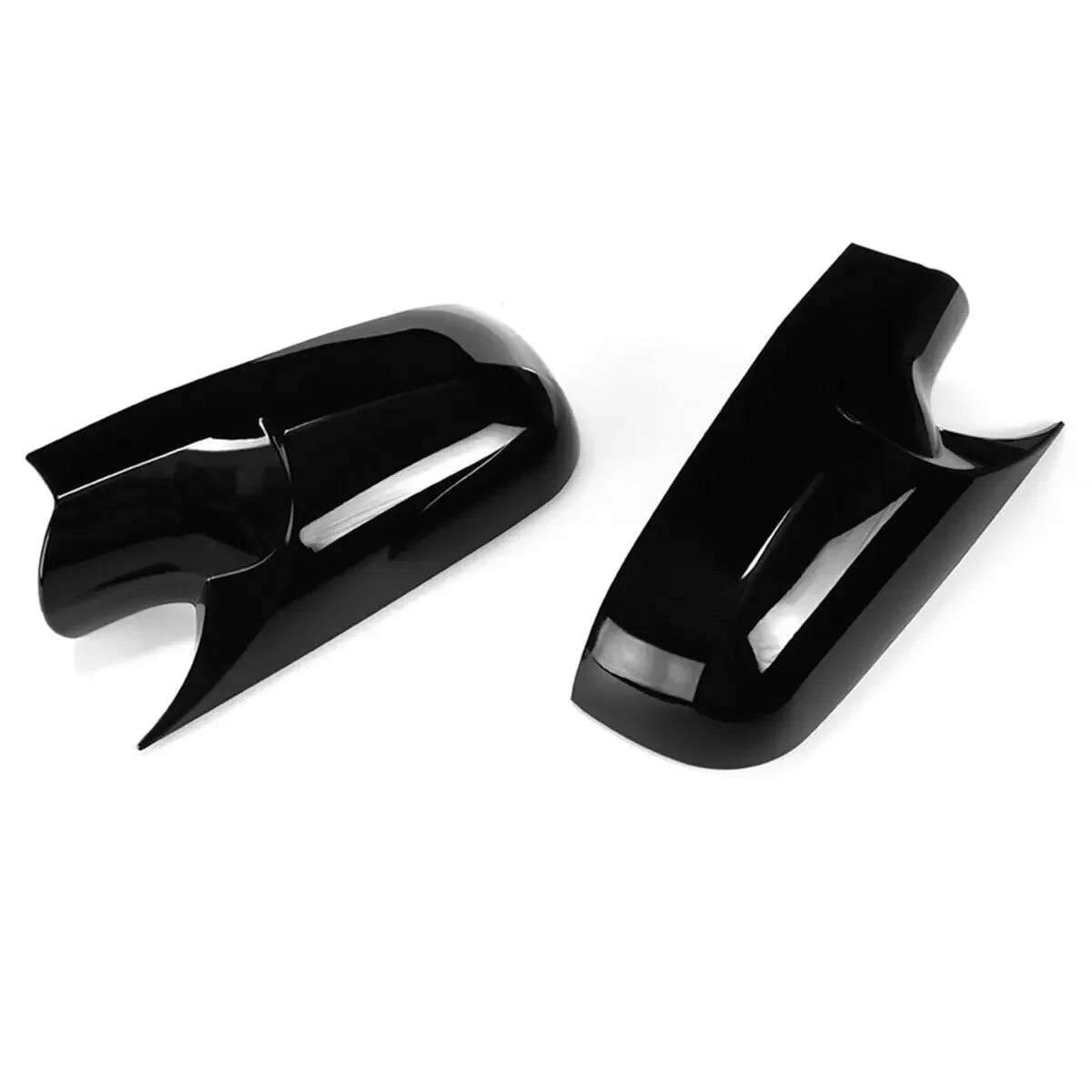 For Renault Megane 2 MK2 2002-2009 Car Rearview Side Mirror Cover Wing Cap Sticker Exterior Door Case Trim Carbon Fiber Black Quake