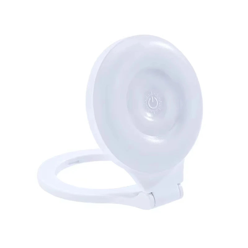 Magnetic Led Selfie Fill Light Mini Portable with USB for Magsafe phone Video Light for Makeup Vlog Quake WHITE